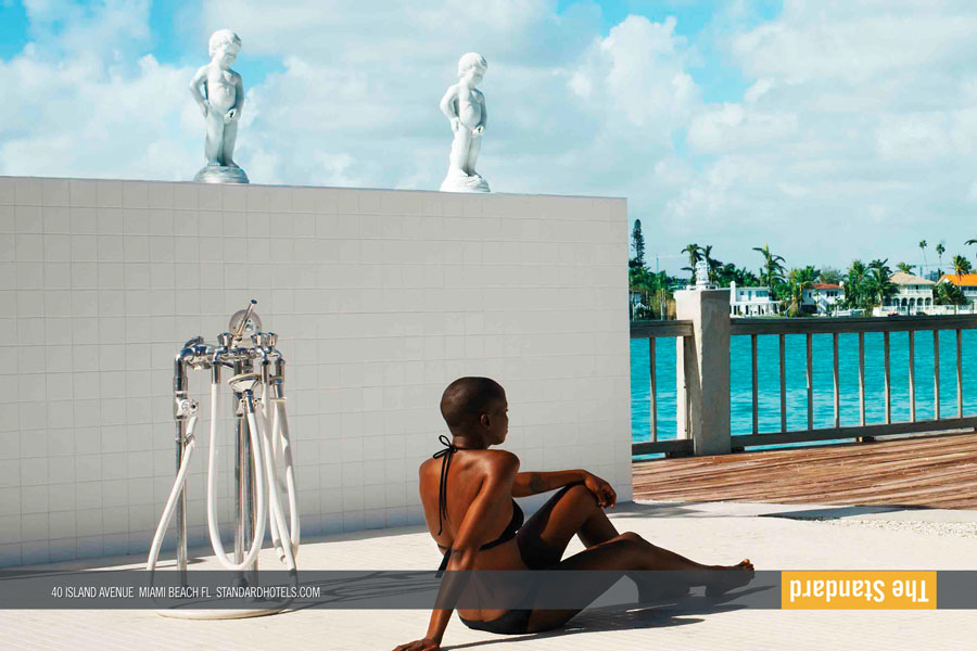 The Standard Hotel and Spa Miami Beach postcard designed and art-directed by James Robertson.